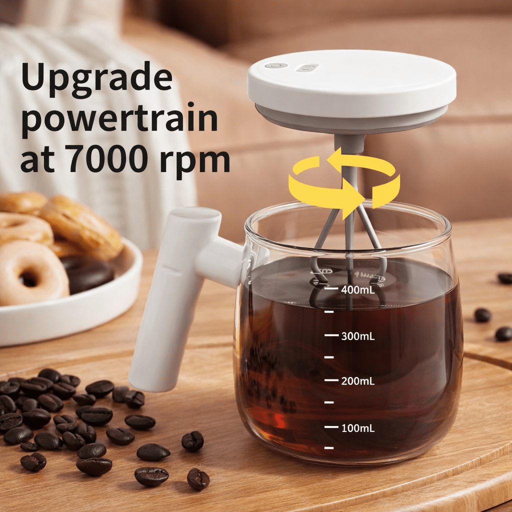 Rechargeable Self Stirring Coffee Mug