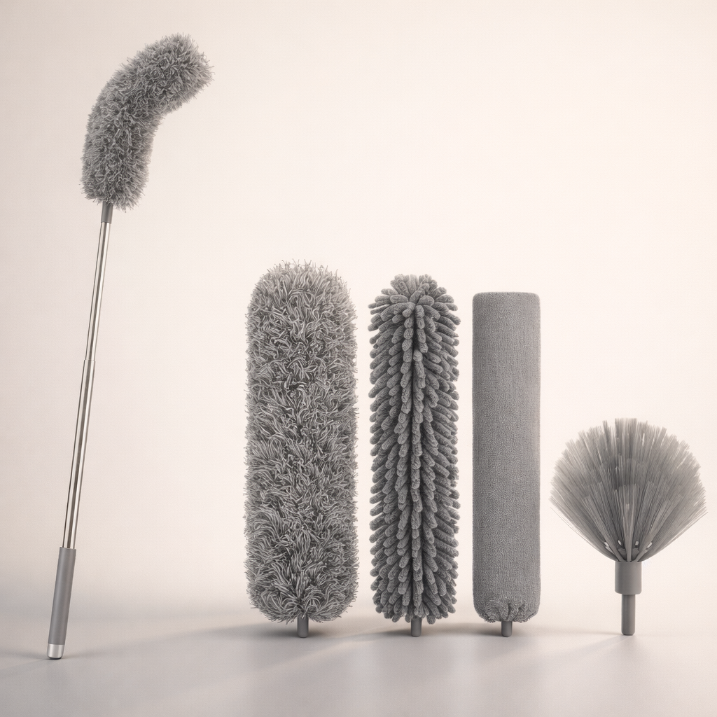 4-in-1 Extendable Microfiber Duster Kit