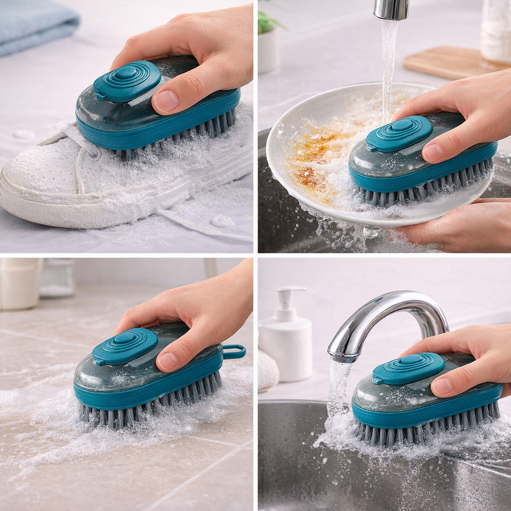 Soap Dispensing Cleaning Brush