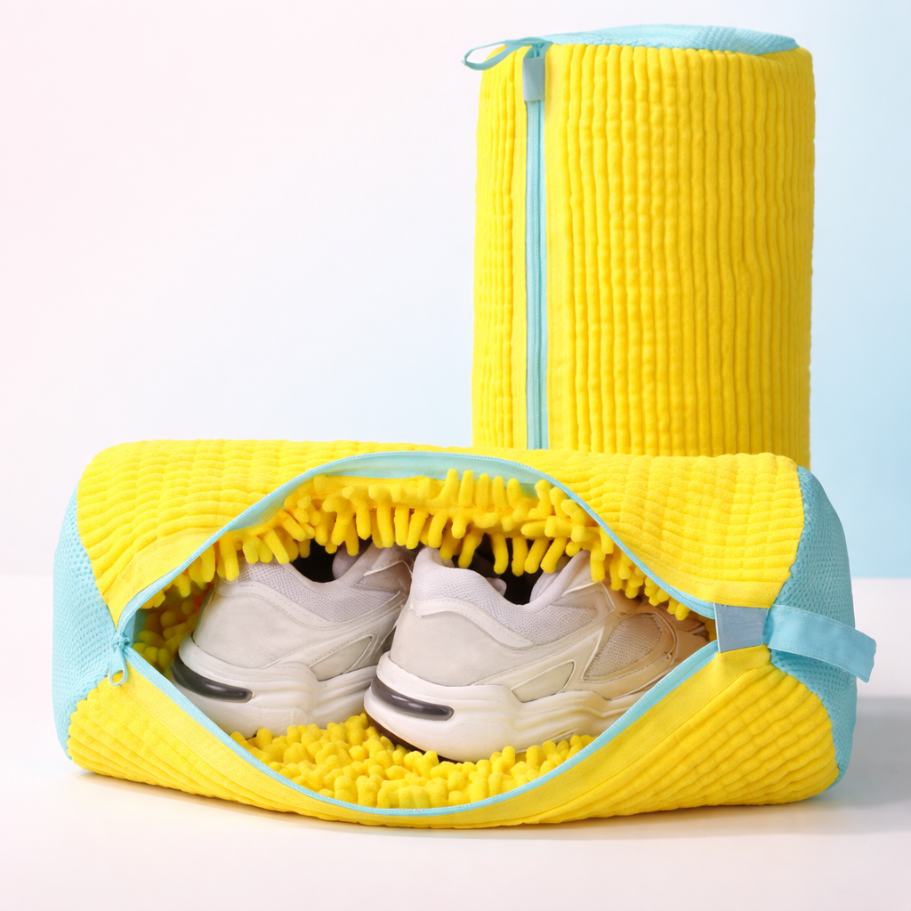 Microfiber Shoe Wash Bag