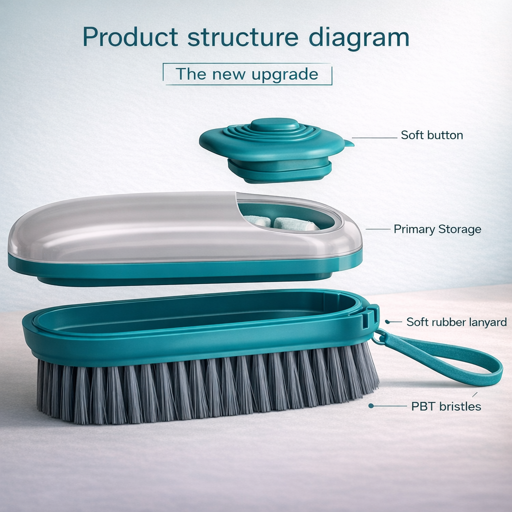 Soap Dispensing Cleaning Brush